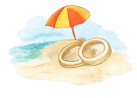 Beach wedding theme